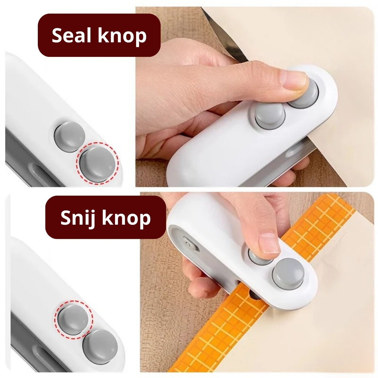 MiniSeal Pro – Nooit meer oude chips, koek of snacks