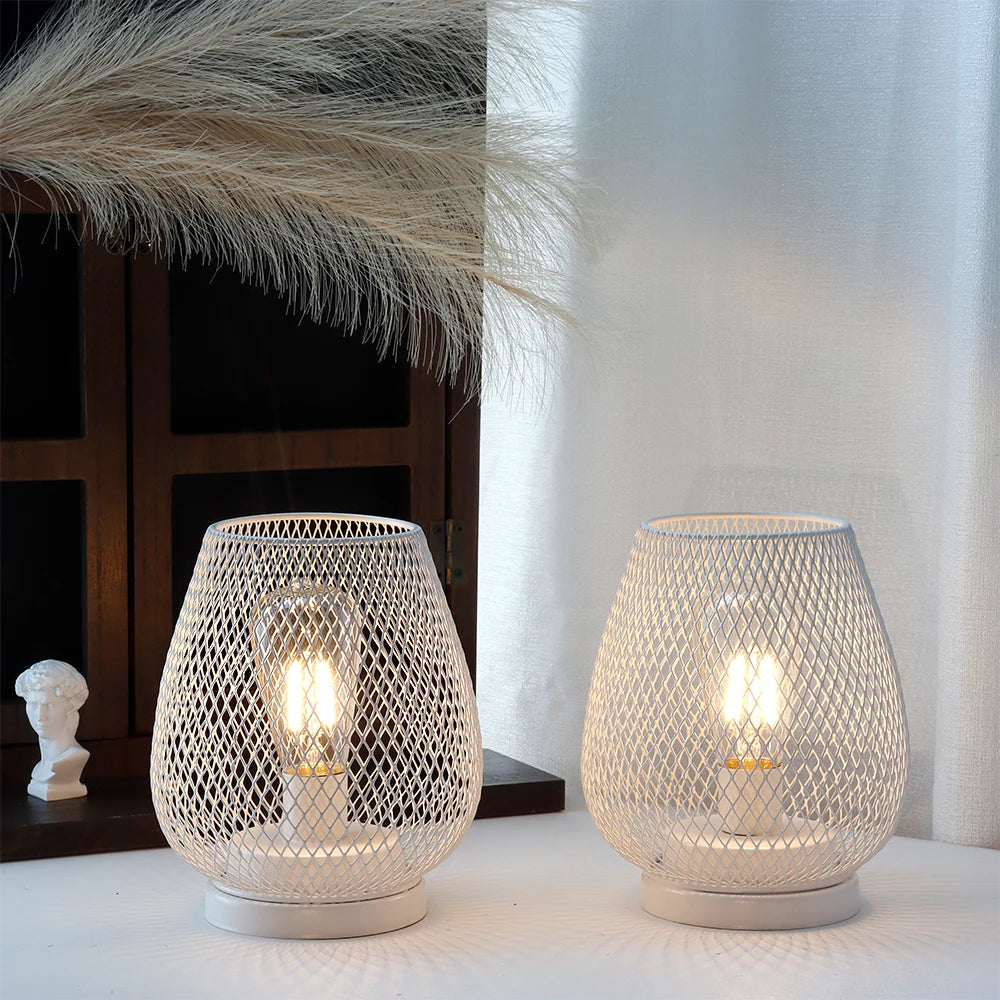 RetroGlow™ Tafellampen – Set van 2