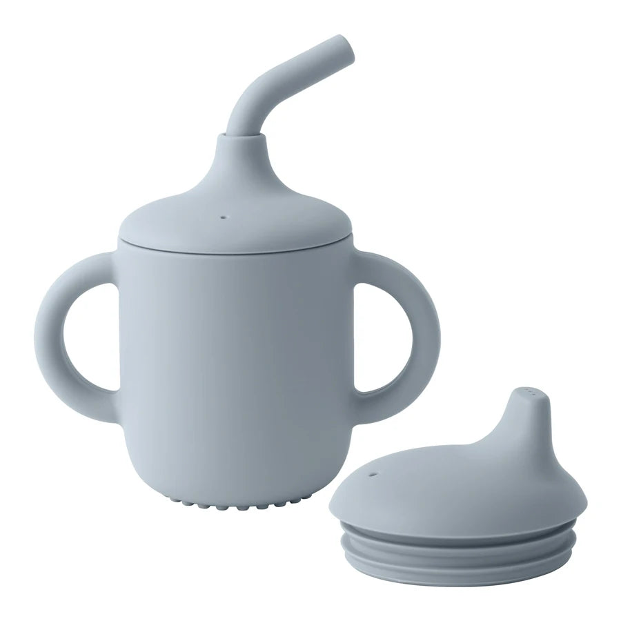 BabySip Duo – 2-in-1 Siliconen Stro- en Snackcup