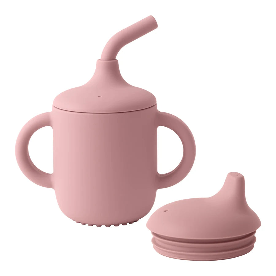 BabySip Duo – 2-in-1 Siliconen Stro- en Snackcup