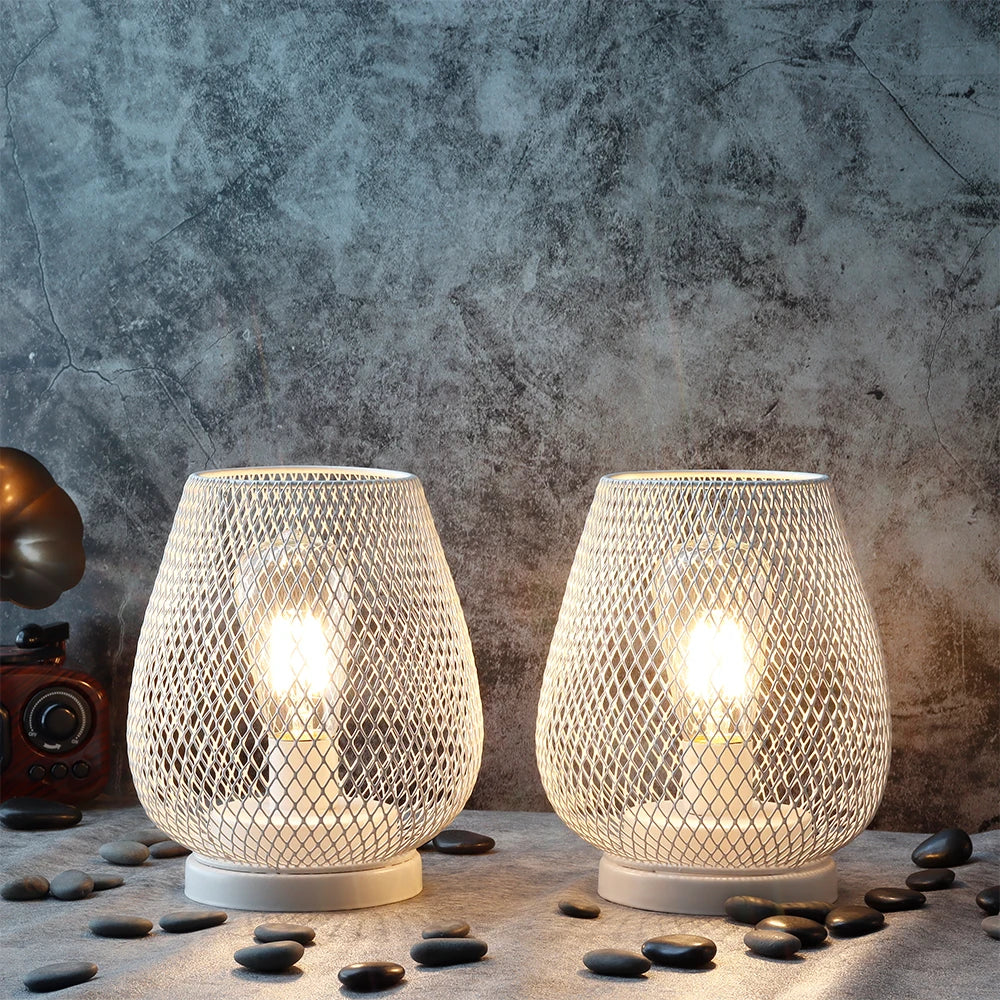 RetroGlow™ Tafellampen – Set van 2