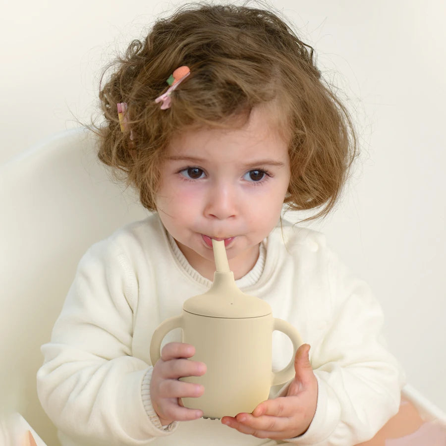 BabySip Duo – 2-in-1 Siliconen Stro- en Snackcup