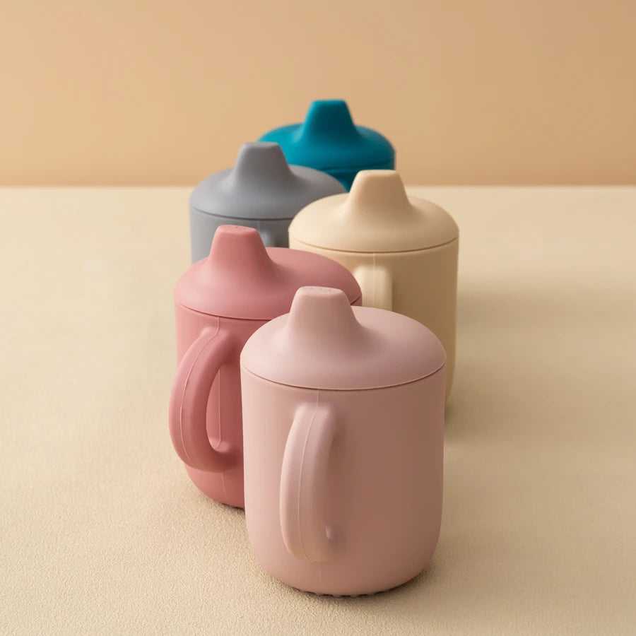 BabySip Duo – 2-in-1 Siliconen Stro- en Snackcup
