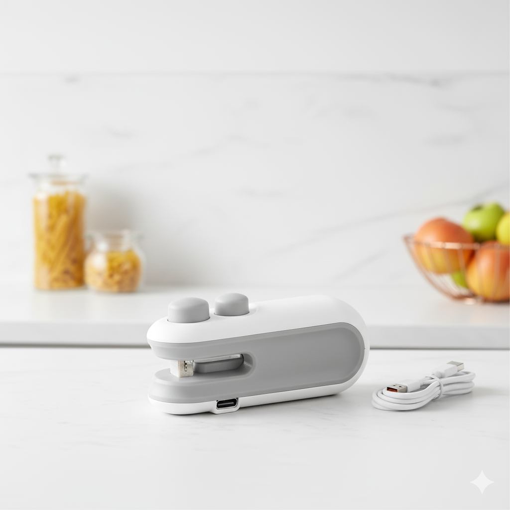 MiniSeal Pro – Nooit meer oude chips, koek of snacks